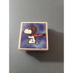 2001 Snoopy WWI Flying Ace Rubber Stamp Stampabilities Hard To Find